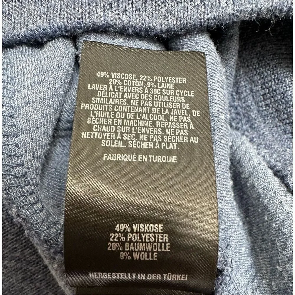 Ted Baker men’s blue light weight long sleeve pullover size Small  #22-1482 - Picture 7 of 8